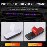 Mini LED Solar Power Car Warning Light Night Security Simulated Alarm Wireless Anti-Theft Caution Lamp Flashing Dummy Alarm Lamp