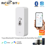 Tuya Smart Temperature Humidity Sensor Mini 2024 New Upgrade Bluetooth-Compatible APP Remote Control Thermometer Hygrometer