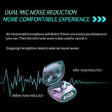 Sleep Invisible Earbuds Tiny Mini Headphones Hidden Noise Cancelling TWS Wireless Headsets Sports Stereo Bluetooth 5.3 Earphone