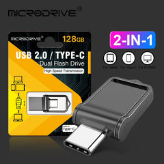 Type C Pen Drive Mini Usb2.0 Memory Stick 16GB 32GB 8GB OTG usb flash card 128GB 256G 512G type-C Pendrive