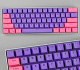 61 Key Set PBT Keycaps Ansi 60% Computer Gamer Mechanical Keyboard Cap Backlight OEM Miami DOLCH GK61 SK61 Anne pro 2 RK61 K617