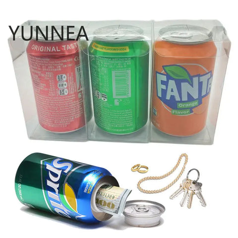 5 Colors Private Money Box Cola Fanta Can Fake Sight Secret Home Diversion Stash Container Hiding Storage Compartment Tools