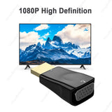 Computer HD 1080P HDMI-Compatible to VGA Adapter VGA Output PC Converter Connector Laptop Set-Top Box Game Console Gadgets