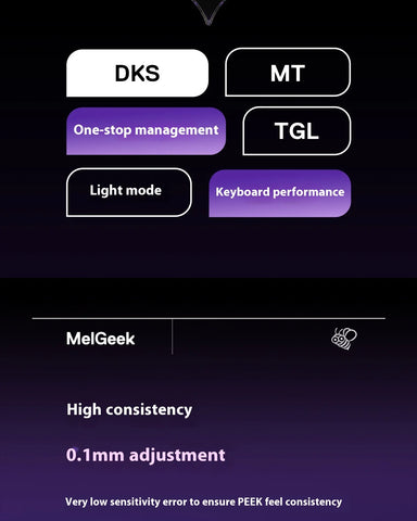MelGeek Made68 PRO Magnetic axis keyboard for RT esports games customized mechanical fearless contract desktop laptop keyboard