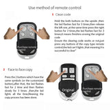 10/5PCS Smart Copy Duplicator 433mhz Remote Control 4 Button Electric Garage Door Gate Remote Cloning 433.92 MHz Transmitter