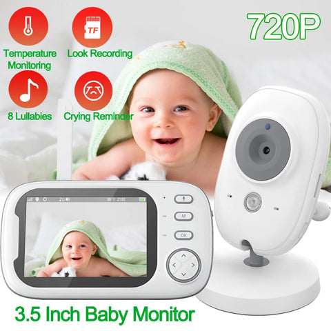 Cdycam New 3.5 inch Wireless Video Baby Monitor Night Vision Temperature Monitoring 2 Way Audio Talk Baby Nanny Security Camera