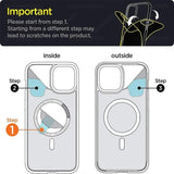 Transparent Magnetic Case For iPhone 16 15 13 12 11 14 Pro Max 7 8 Plus X XS XR Magsafe Wireless Charging Shockproof Accessories