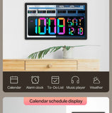 TouchWo 15.6-43 Inch Touchscreen Digital Calendar & Chore Chart, Smart Electronic Calendar for Work & Family Schedule