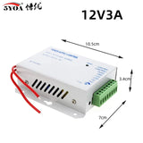 5YOA Power Supply DC 12V Door Access Control System Switch 3A 5A AC 90~260V For Electric Lock RFID Access Control System