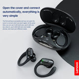 Lenovo XT80 Sports Wireless Earphones with Mics,Button Control, LED Power Display,Hifi Stereo Sound Bluetooth 5.3 TWS Headphones