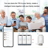 Tuya Zigbee Thermostatic Radiator Valves Intelligent Wireless Mobilephone App Control Home Heating Thermostat Temperature Contro