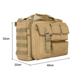 New  Backpack Tactical Molle Nylon Messenger Shoulder Bag Laptop Handbags Briefcase Outdoor Multifunction Climbing Bag