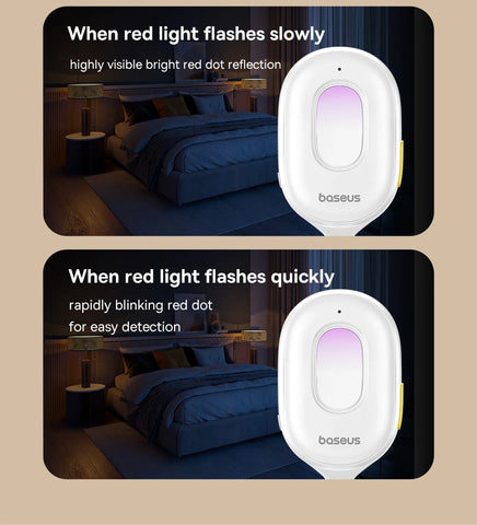 【New】Baseus Camera Detector Intelligent Hidden Camera Signal Detector Rechargeable Hanging Security Alarm Protection Detector