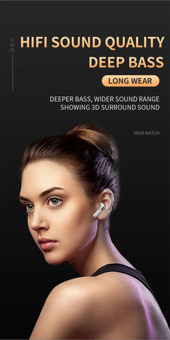 Mrs. Win Wireless Active Noise-Cancelling Bluetooth Earphones – Premium Sound, Anytime, Anywhere