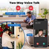 WiFi Tuya App Video Doorbell Wireless Phone Home Intercom System Door Viewer Night Vision DoorBell Camera Home Security