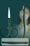 7/18Pcs New Stainless Steel Nail Clipper Set Grooming Tool Set With Portable Case Manicure Art Tool Green Nails Cut