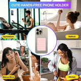 Silicone Suction Phone Case Mount Non Slip Suction Cup Phone Stand Mixed Color Silicone Phone Holder for Selfies and Videos