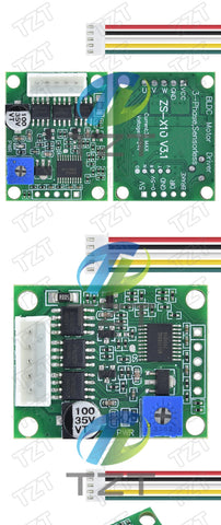 TZT DC 6-20V 60W 12V Brushless Motor Driver Board BLDC Speed Controller 3 Phase Governor Hallless Switch Module With Cable