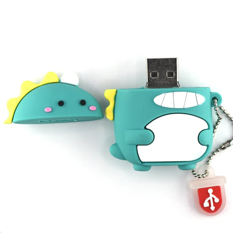 USB flash drive pendrive 128GB  4GB 8GB 16GB 32GB 64GB cute animal  cartoon Cat  penguin biscuit Dinosaur pen drive memory stick