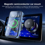 Magnetic Car Wireless Charger ice Cooling Phone Holder Mount For Magsafe iPhone 16 15 14 13 12 Pro Max Fast Car Charging Stand