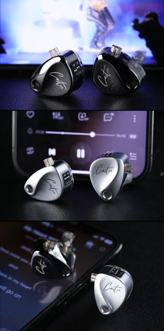 NEW KZ Castor In Ear HiFi Earphone 2DD Dynamic High-end Tunable balanced armature Earphones Monitor Headphone Cancelling Earbuds