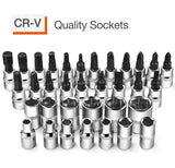 Wrench Set 46 Pcs Tool Kit For Car Tool Screwdriver And Bit Ratchet Torque Quick Wrench Spanner Wrench Socket Key Hand Tools