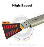 HP USB Flash Drive 3.2 32GB 64GB High Speed Sticks External Storage Metal Pen Drive Creative Personality Car Music