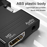 HDMI-compatible To VGA Converter With 3.5mm Audio Cable For PS4 PC Laptop TV Monitor Projector 1080P VGA Female To HD Male Adapt