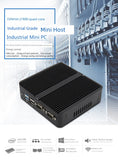 Small Host J1900 Dual-Network Multi-Serial Port J4125 Industrial Computer Mini Mini PC Desktop Fanless Industrial Computer