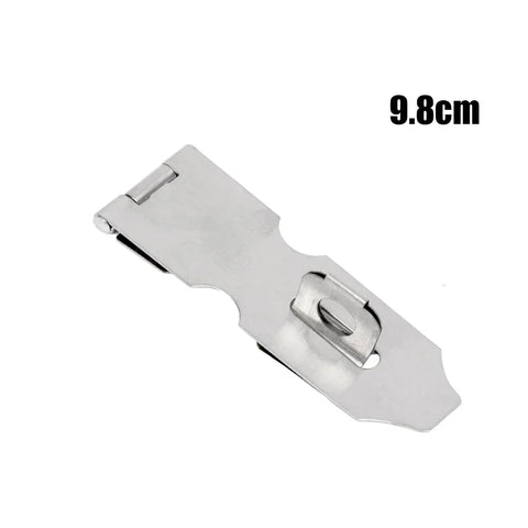 1/4PCS Stainless Steel Door Hasps Anti Theft Hasp Staple Shed Latch Box Gift Suitcase Wood Cabinet Home Lever Clasp Buckle