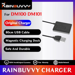 Rainbuvvy Original DM100 DM101 Charger Dock for 4G Smart Watch Wearable Devices Accessories Magnetic USB Charging Cable