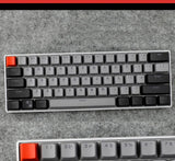 61 Key Set PBT Keycaps Ansi 60% Computer Gamer Mechanical Keyboard Cap Backlight OEM Miami DOLCH GK61 SK61 Anne pro 2 RK61 K617