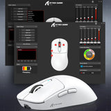 Attack Shark X3 Wireless Mouse ,Macro Gaming  Mouse, 49g Lightweight Mouse,PixArt PAW3395 650IPS 26000dpi,mouse pad/PC/laptop