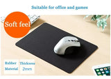 Mouse Pad Gaming Esports Mouse Pad Universal Desktop And Laptop Computer Simple And Pure Black Office Rubber Small Anti Slip Pad