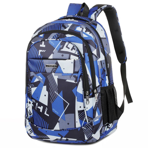 Geometric Oxford Backpack