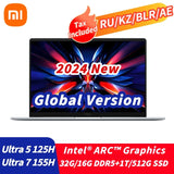 Xiaomi Redmi Book Pro 14 Laptop 2024 Intel Core Ultra 5 125H/Ultra 7 155H 16G/32GB DDR5+512G/1TB SSD 2.8K 14" 120Hz Notebook