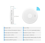 2-in-1 WiFi Tuya Smart Carbon Monoxide &amp; Smoke Detector Alarm