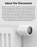 Tuya ZigBee 3.0 TRV Thermostat Smart Radiator Actuator Valve Automatic Programmable Temperature Controller for Alexa Google Home