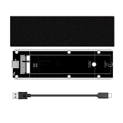 For Macbook 2012 Air A1425 A1398 A1465 A1466 SSD Case Ultra-thin Aluminum Alloy USB3.2 GEN2 6Gbps M.2 SATA SSD Box SSD Enclosure