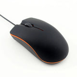 NEW Wired Mouse 1200dpi Computer Office Mouse Matte Black USB Gaming Mice For PC Notebook Laptops Non Slip Wired Gamer Mouse