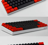 61 Key Set PBT Keycaps Ansi 60% Computer Gamer Mechanical Keyboard Cap Backlight OEM Miami DOLCH GK61 SK61 Anne pro 2 RK61 K617