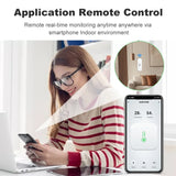 Tuya Smart Zigbee Temperature And Humidity Sensor Smart Home Thermometer Monitor smart life Compatible With Voice Control Alexa