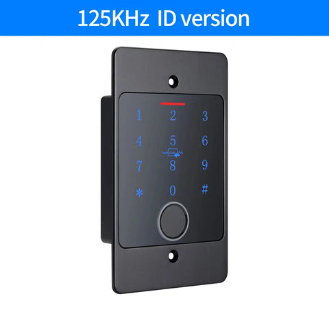 Tuya Wifi Standalone Fingerprint Access Control Keypad Metal Waterproof Backlight Embedded installation Opener Reader+M70 box