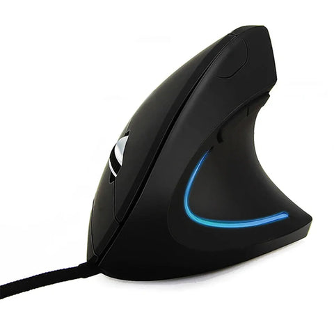 2.4G Rechargeable Wireless Bluetooth Mouse 1600 DPI 6 Buttons Silent Button Ergonomic Vertical Mouse Gaming Mouse for Laptop PC