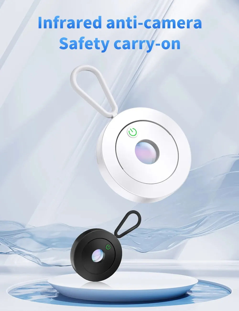 Camera Detector for Anti Candid Hidden Camera Detector Security Protection Mini Pinhole Hidden Lens Detect Gadget