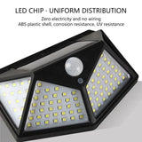 100LED Solar Wall Lamp