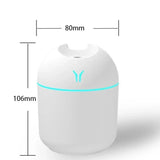 Mini humidifier USB home desktop small mute humidifier aromatherapy air humidifier with LED night light 250ML