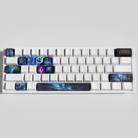 gwen keycaps League of Legends gwen keycaps  game keycaps OEM Profile 12keys PBT dye sub keycaps