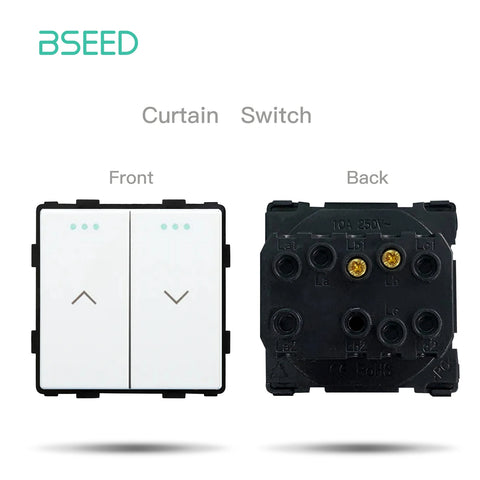 BSEED Mechanical Button Switches TV ST CAT5 RJ45 Plug Type-c USB EU French Power Sockets DIY Function Parts  Free Combination