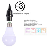 16 Color E27 RGB Remote Control Bulb Led Light For Room Smart Bulb Lamp Dimmer Low Power Consumption Energy Save Adjustable Bulb